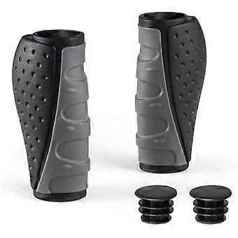 Antislip handvatten van zacht rubber voor fietsstuur, universeel geschikt voor fietsen, mountainbikes, BMX-mountainbikes, e-bikes, scooters, beach cruisers, stadsfietsen en meer.