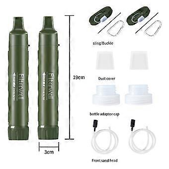 Filterwell Ultrafiltration Reinwasserfilter Strohhalmreiniger Zubehör für das persönliche Trinken im Freien Survival Wandern Reisen