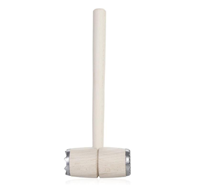 Solid wood loose meat hammer double-sided beating meat hammer