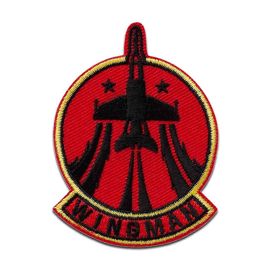 Top Gun Maverick Wingman - patch, iron-on patch, iron-on patch, size: 7 x 5.1 cm