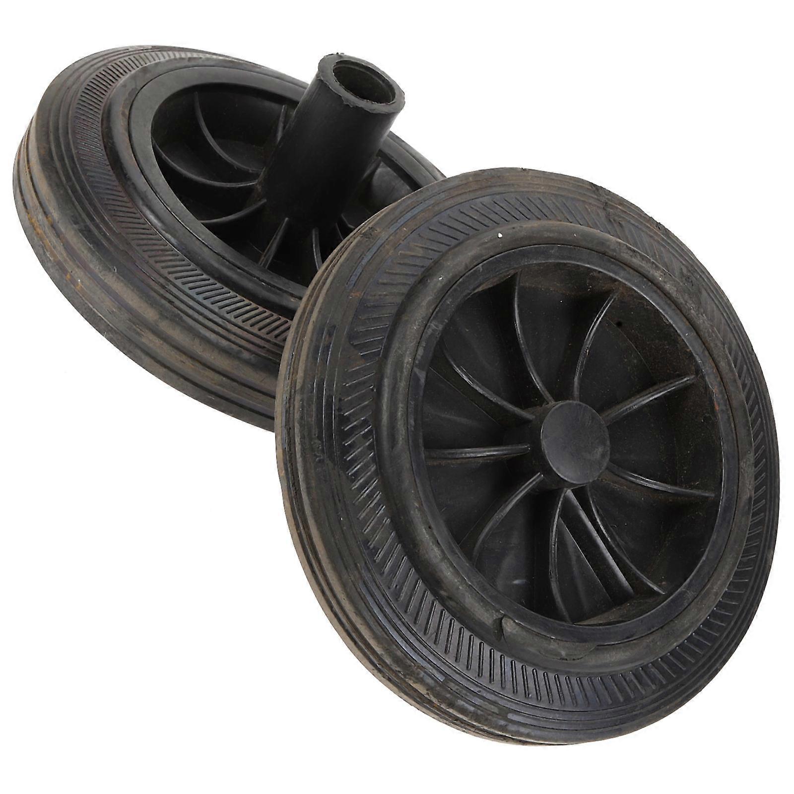 2pcs Garbage Bin Wheels Replacement Trash Can Wheels Garbage Can Accessories