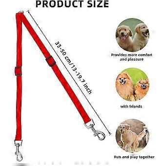 Adjustable Double Pet Trainer Lead, No Tangle Double Dog Distributor Lead,