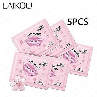 5/10 Stück Lippenmasken, Lippenpflege, Feuchtigkeitsspendend, Reparierend, Mildert Lippenfältchen, Lippengel-Patches, Lippenpflegeprodukte