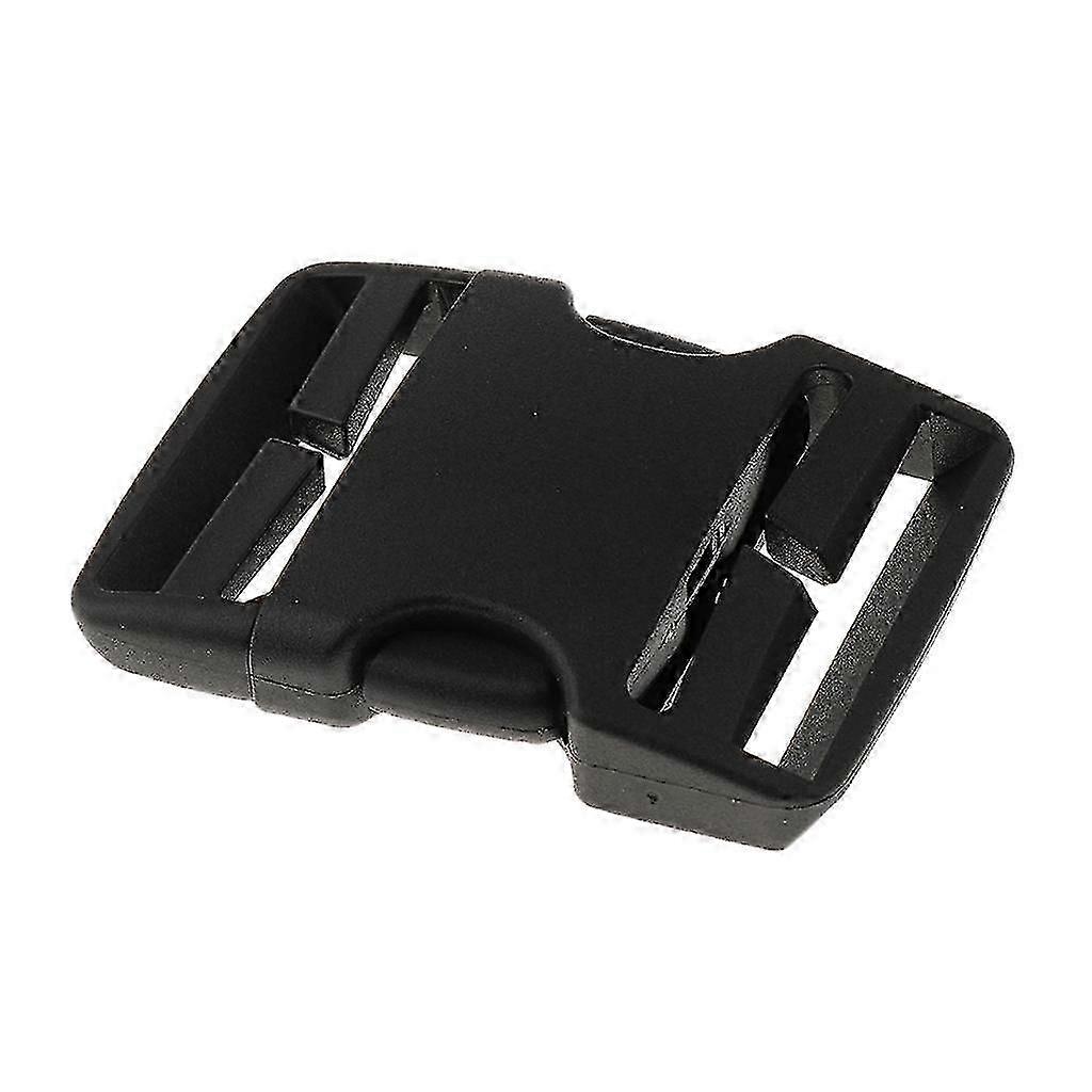1 Piece Black Plastic Side Release Buckle with Webbing Straps