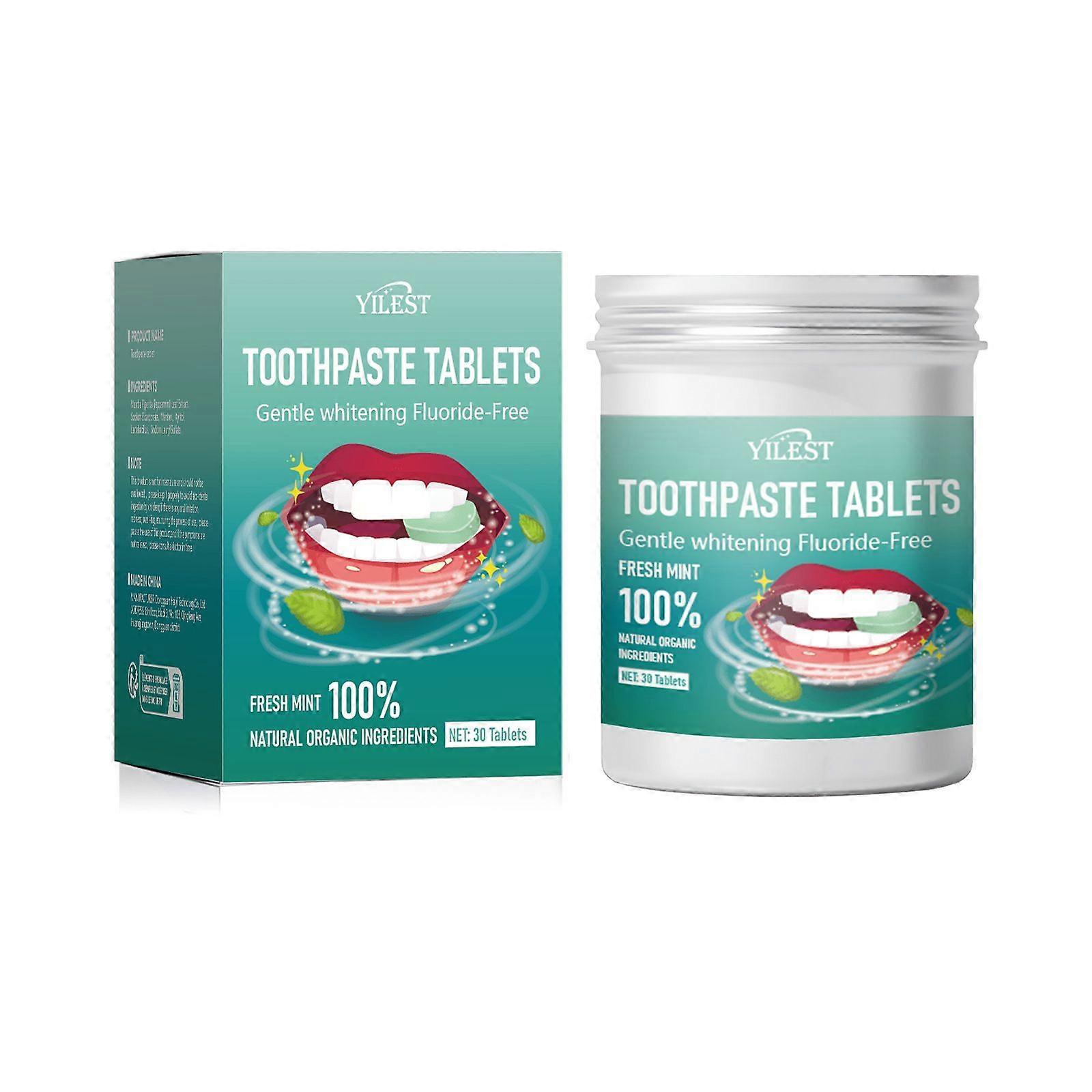 NOBS Toothpaste Tablets Portable Chewable 30pcs
