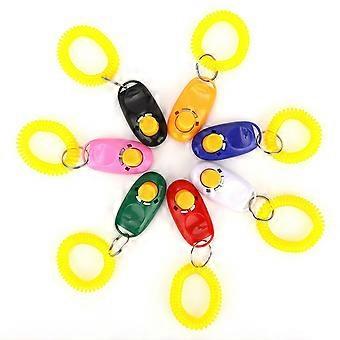 Lot de 7 clickers de dressage rglables pour chien, chat, chiot, avec anneau en caoutchouc