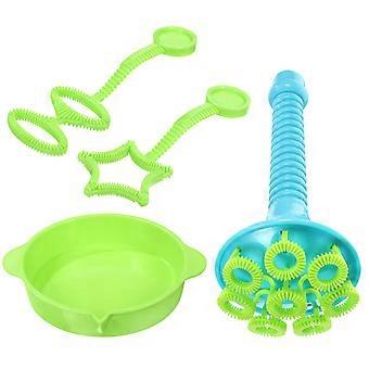 1 Set Funny Blowing Bubble Tool Jumbo Giant Blowing Bubble Tool Stylish Bubble Maker Toys for Kids Outdoor (Without Bubble Water)