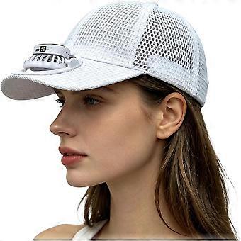 RUIYUE Sun Hat with Fan USB Rechargeable 3 Speeds 360 Degree Adjustable | Cooling Hat with Fan for Camping Travel Beach Gardening