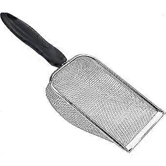 Reptile Sand Filtering Mesh Fine Holes Cat Litter Scoop Stainless Steel Shovels Pet Litter Cleaning Tool 26-27