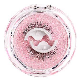 Ciglia autoadesive riutilizzabili senza colle o eyeliner necessari, facile da applicare 3sTo mettere, ciglia finte impermeabili stabili