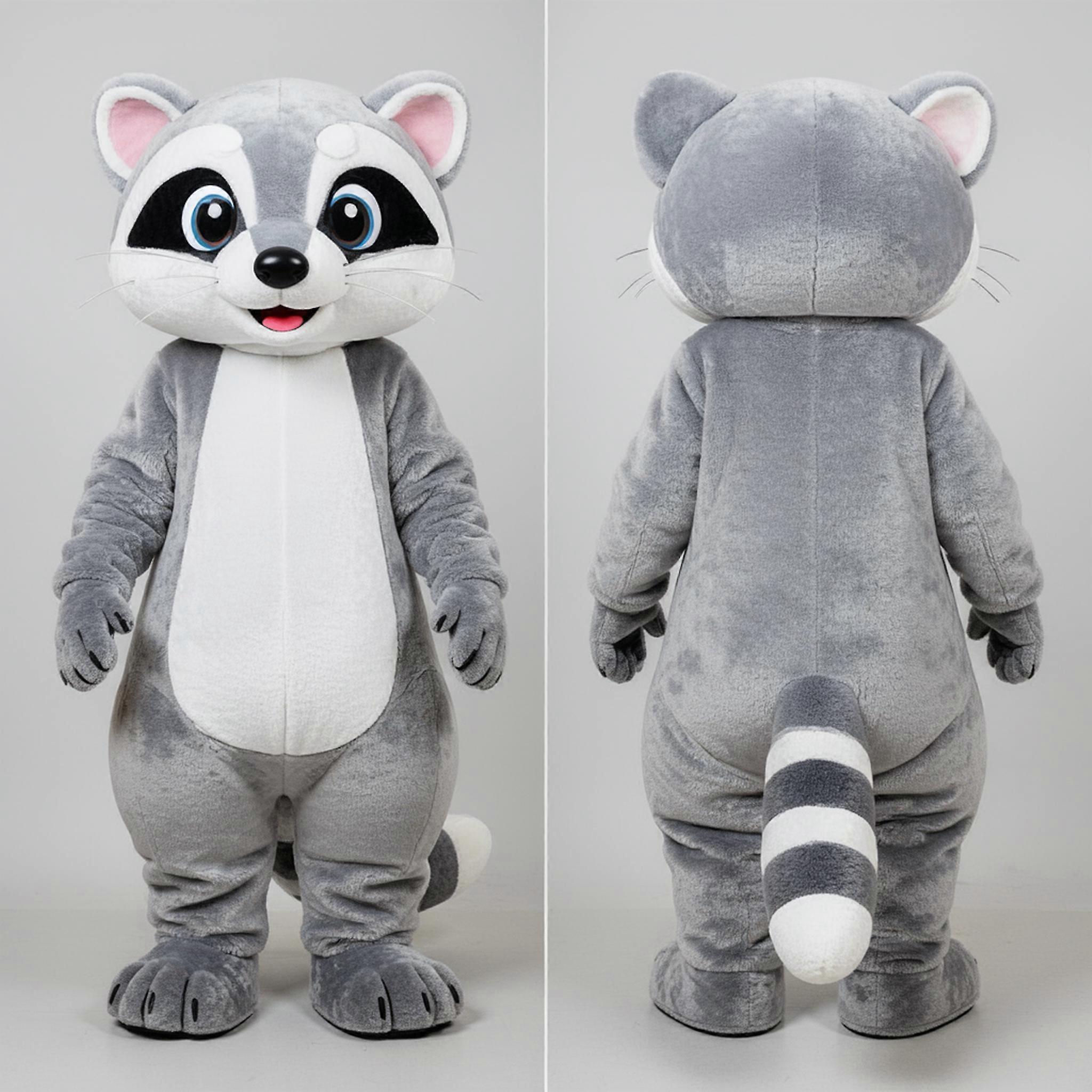 MASTICOT Silver Velvety Civet Mascot