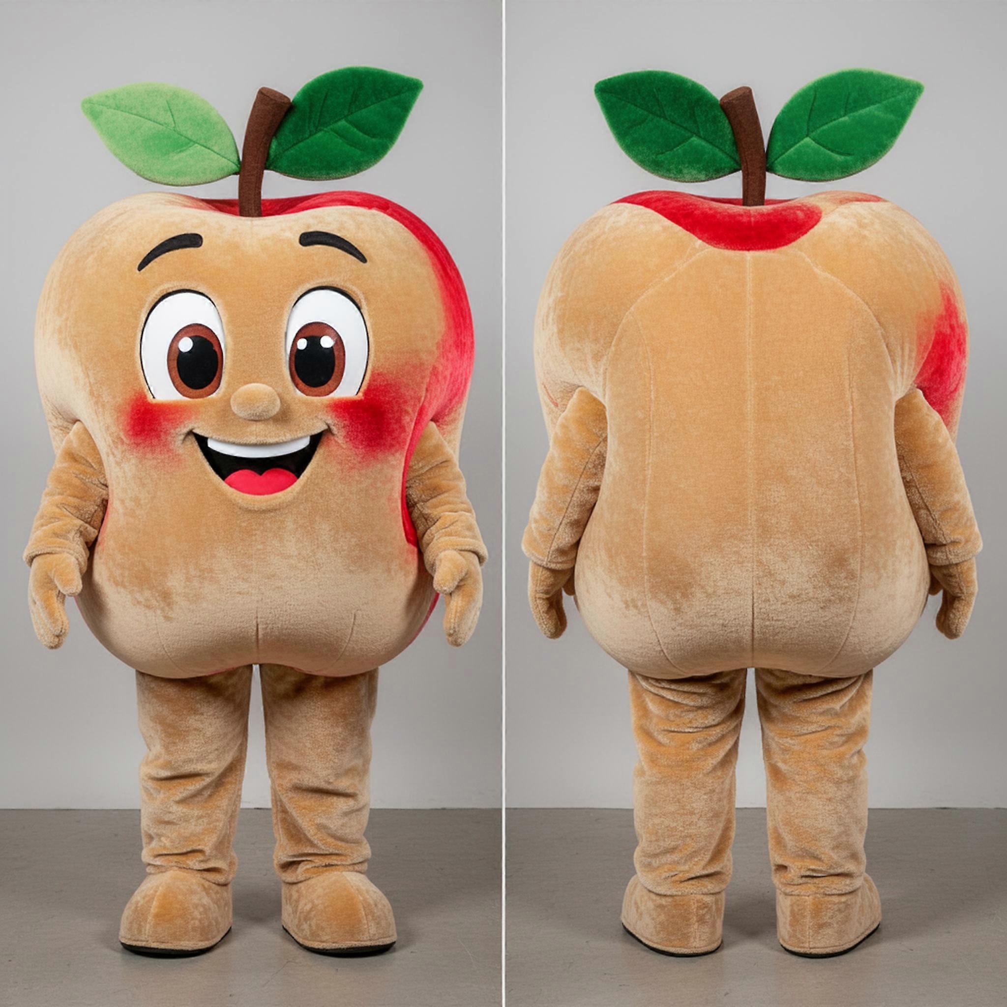 MASTICOT Golden Round Apple Mascot