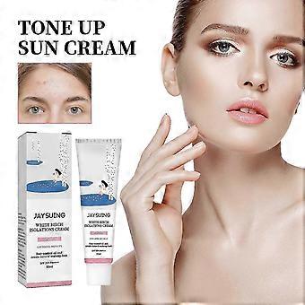 Jaysuing Isolation Protective Cream Moisturizing Refreshing Concealer Summer UV Protection Even Skin Color Protective Cream BF |