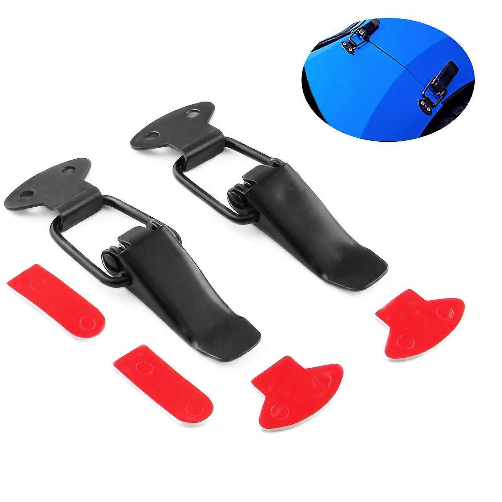 2 Set Car Bumper Security Hook Lock Clips Universal Quick Release Hook Clips for Automobile Repacking