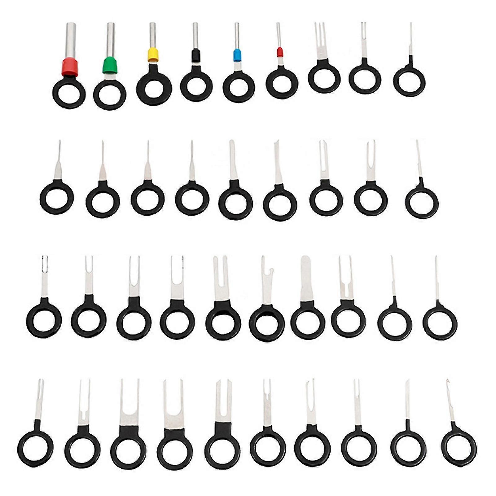 Electrical pin puller tools - 36/38pcs terminal ejector kit for wiring