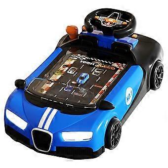 Racing Game Console Parent Child Interaction Steering Wheel Play Dual Power Convenience Stunning Sports Car Design