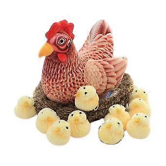Easter Hen Family Plush Kit With Sound