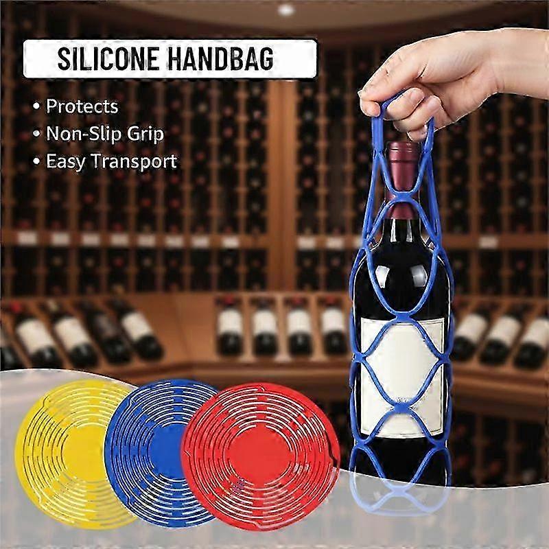 Foldable Silicone Wine Bottle Bag