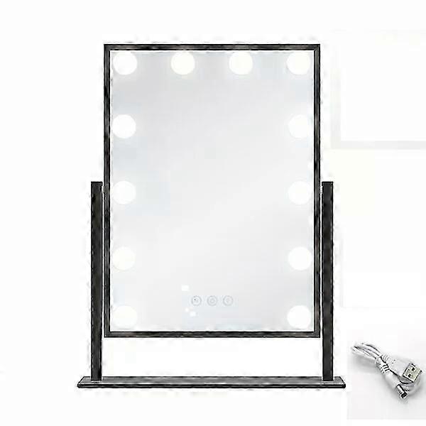 Lighting beauty mirror with built-in LED lights, suitable for multiple scenarios