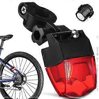 Feu arrière de vélo, magnétique et réglable, résistant aux intempéries IPX4, haute luminosité, sans recharge, éclairage de sécurité pour le vélo de nuit, 1 pièce