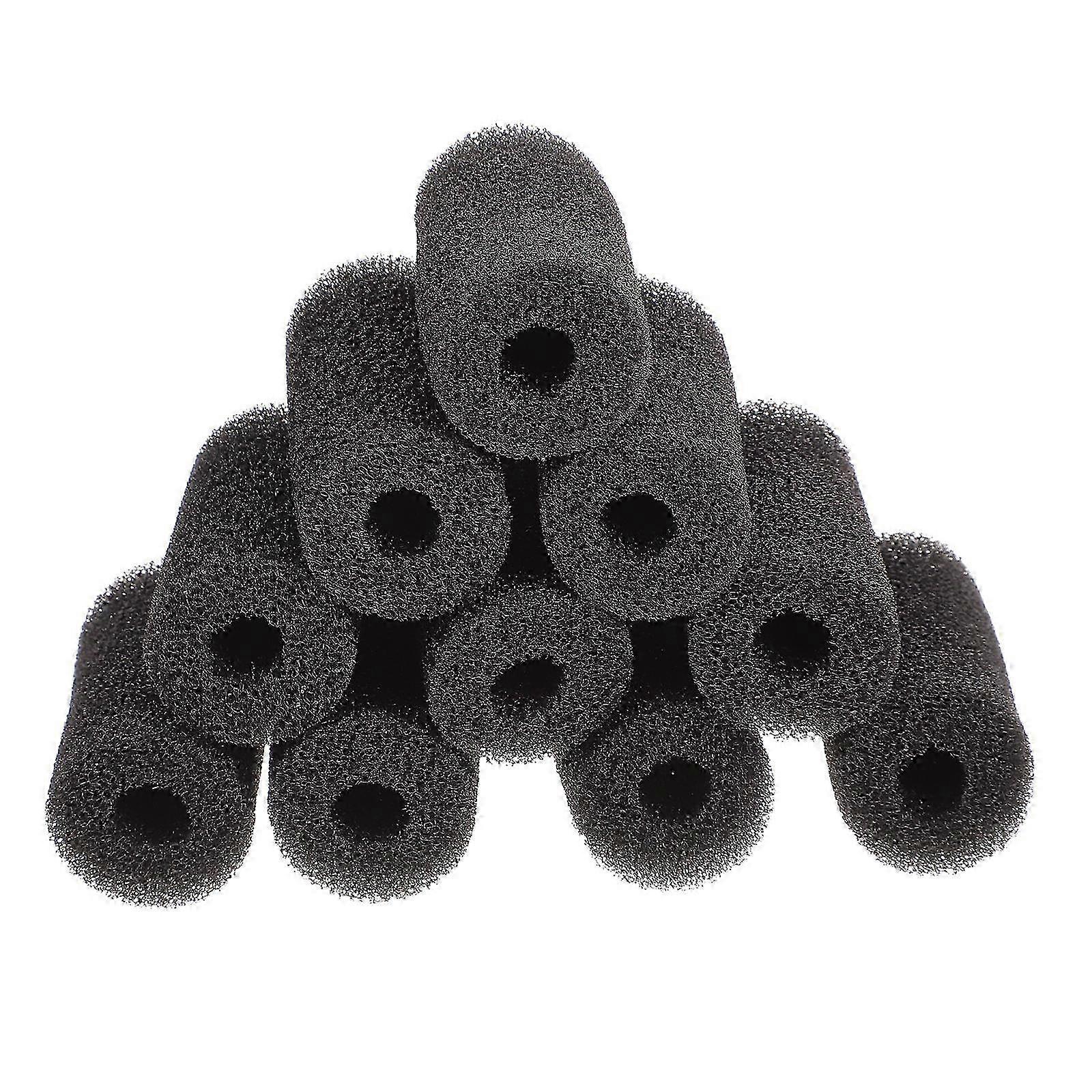 Black Pre Filter Sponges compatible with Fish Tank Filter 10Pcs Replacement