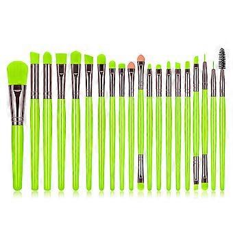 20pcs Makeup Brushes Set Face Eyes Make Up Brush Eyelash Eyeshadow Eyebrow Eyeliner Foundation Powder Blush Highlight Lips Brush