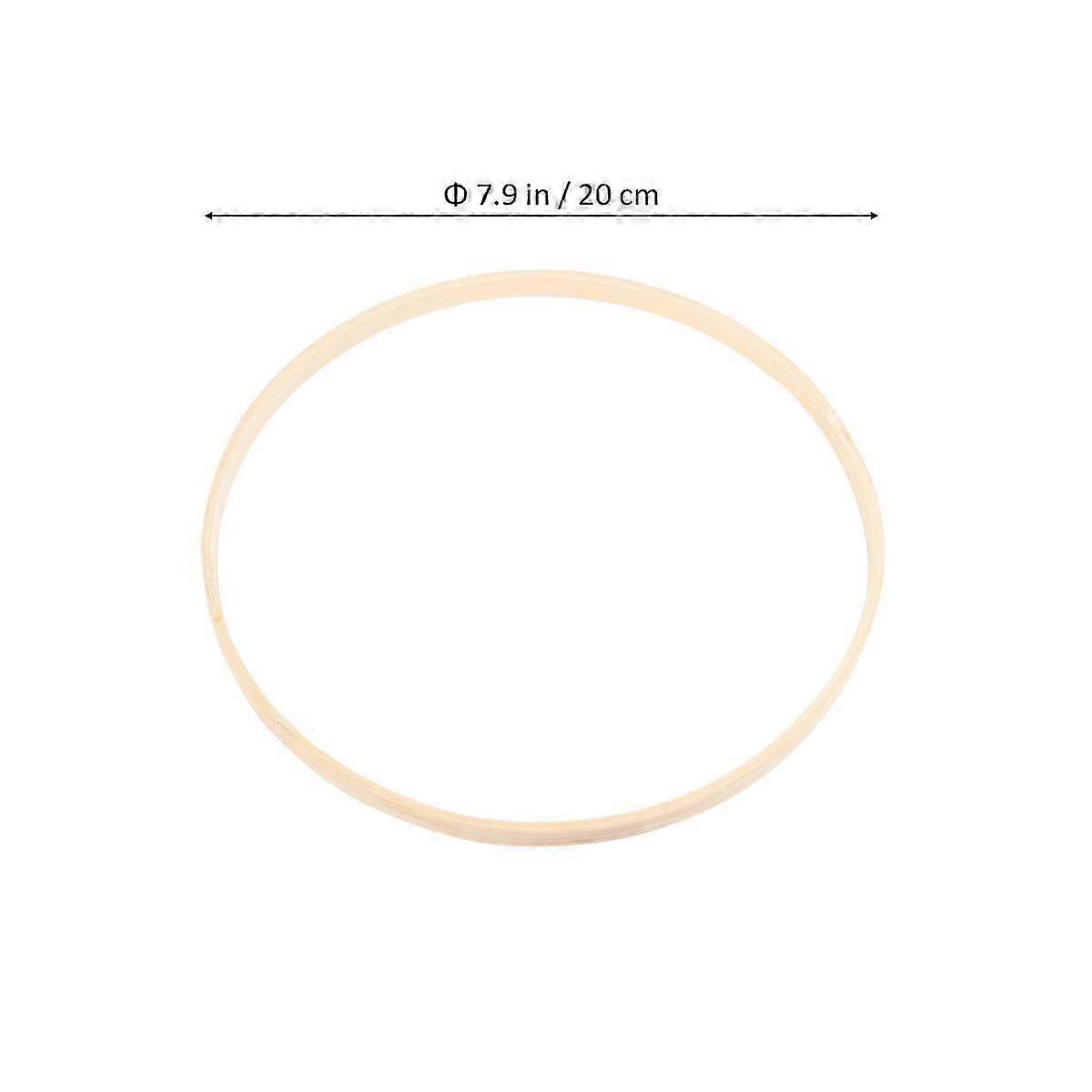 Bamboo DIY Craft Rings Set
