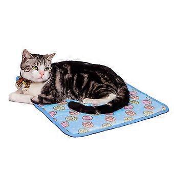 Summer cooling mat for pets, 50 x 70 cm, blue, cooling mat for dogs, self-cooling mat for cats and dogs