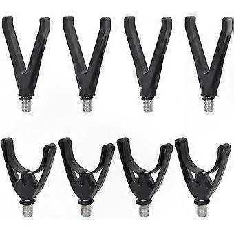 8-Pack Durable Plastic Fishing Rod Alarm Holder with Flexible Design