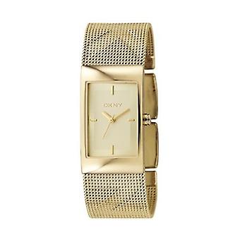 Dkny essentials Quartz Analog Women's Watch with NY4704 Gold Plated Stainless Steel Bracelet