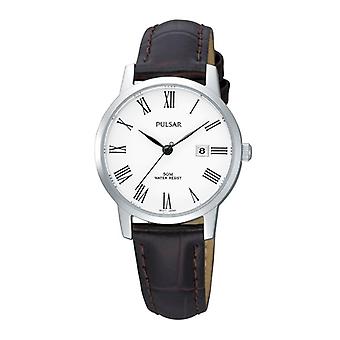 Pulsar austin Quartz Analog Woman Watch with Cowhide Bracelet PXT825X1