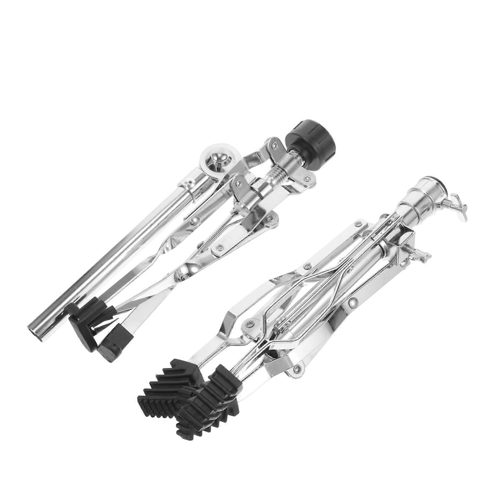 Adjustable Double Braced Snare Drum Stand for Practice Sessions, Durable Stable Design for Drummers