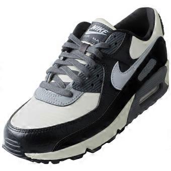 Nike Air Max 90 Qs Mens Fashion Trainers in Smoke Grey Black