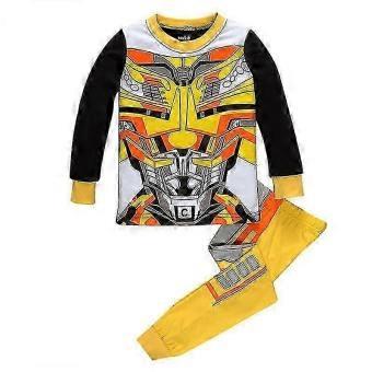 Pyjamas Kids Boys Sleepwear Wear Pajamas Pjs Set Outfit_Warden