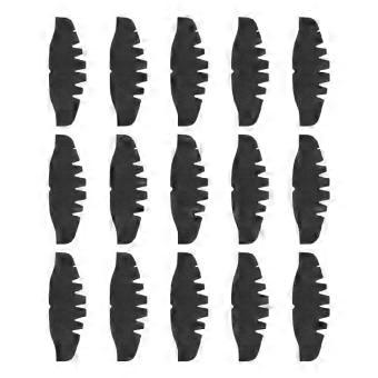 NonSlip Baseball Cap Padding Sweat Absorbing Hat Insert Shaper Easy to Adhesive Hat Liner Sweat Proof Pad 15Pieces