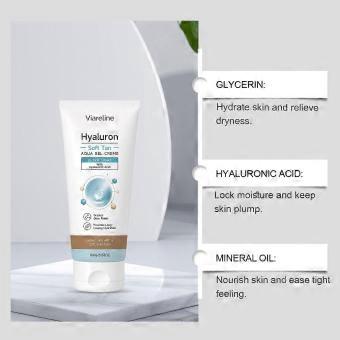 2pcsLight Non-Greasy Self-Tanning Body Cream Builds Even Natural Bronze Complexion With Long-Lasting Hydration, Coated On Limbs At Home Before Outdoor