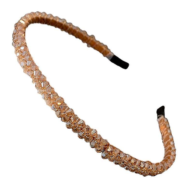 Bandeau en cristal de cheveux simples doux A