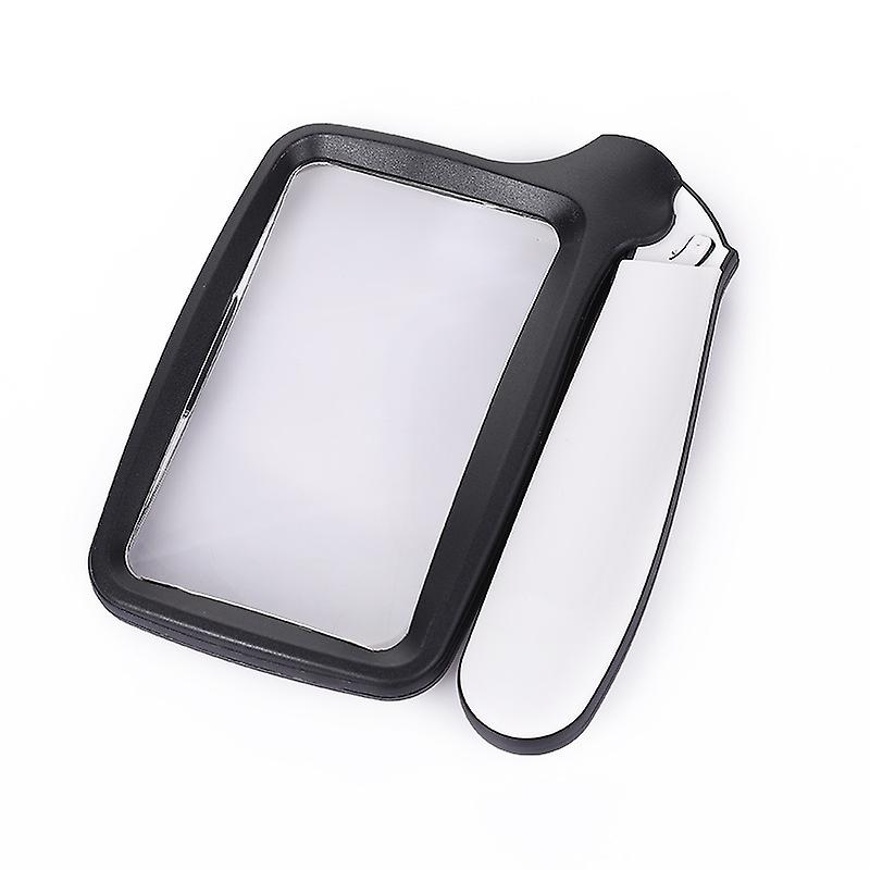 Rectangular LED Reading Magnifier, 3X Large Size Reading Magnifier with Dimmable LED
