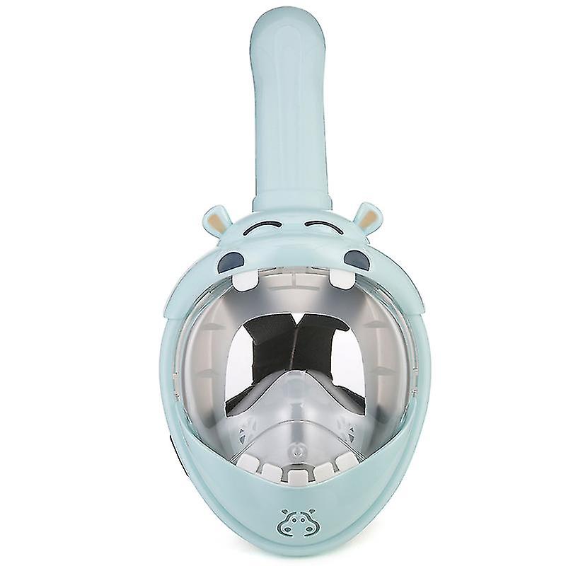 Boys Girls Swimming Full Face Snorkeling Mask Kids Underwater Scuba Anti Fog Snorkel Diving Mask Set