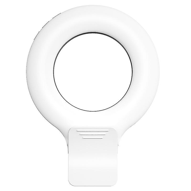 Selfie Ring Light Clip On Led Circle Light For Iphone/android Laptop Photography