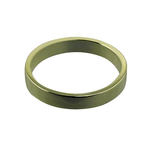 9ct Gold 3mm plain flat Wedding Ring Size I