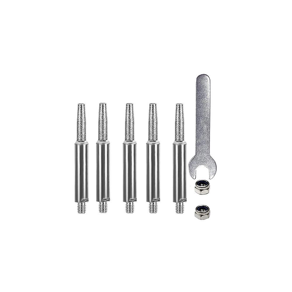 Chainsaw sharpener, chainsaw grinding wheels for sharpening, silver, 4.8*0.4cm