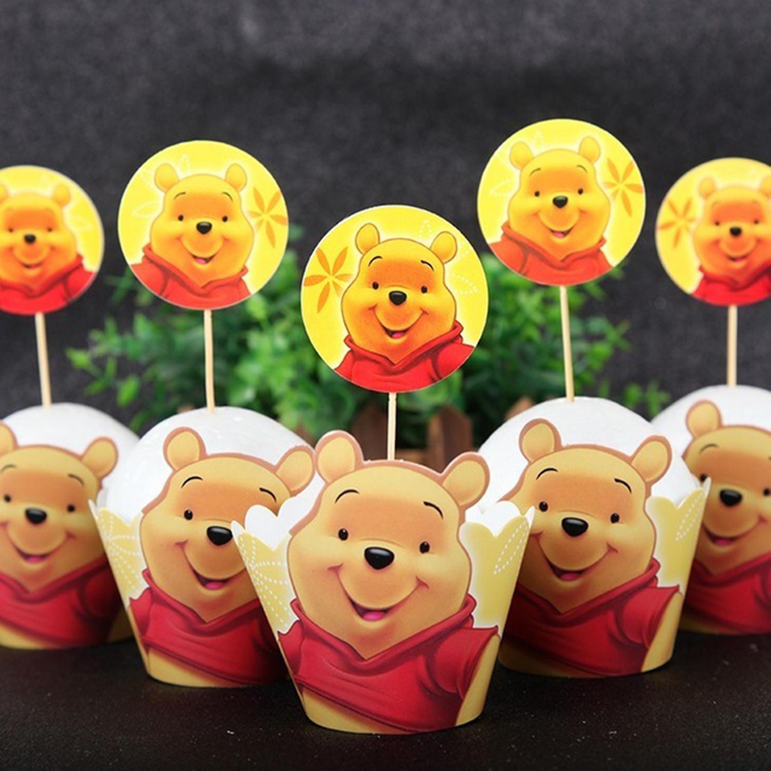 Winnie The Pooh Birthday Party Decorations Serves 10 Guests Plates 912287347 Max 
