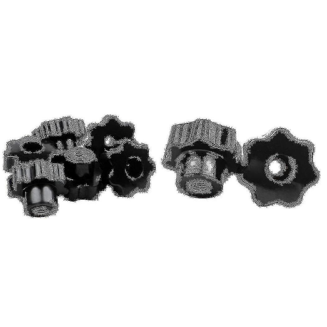 6 Pcs Machinery Latche Knurled Clamping Nuts Knob & 5 Pcs Black Star Grip Knobs