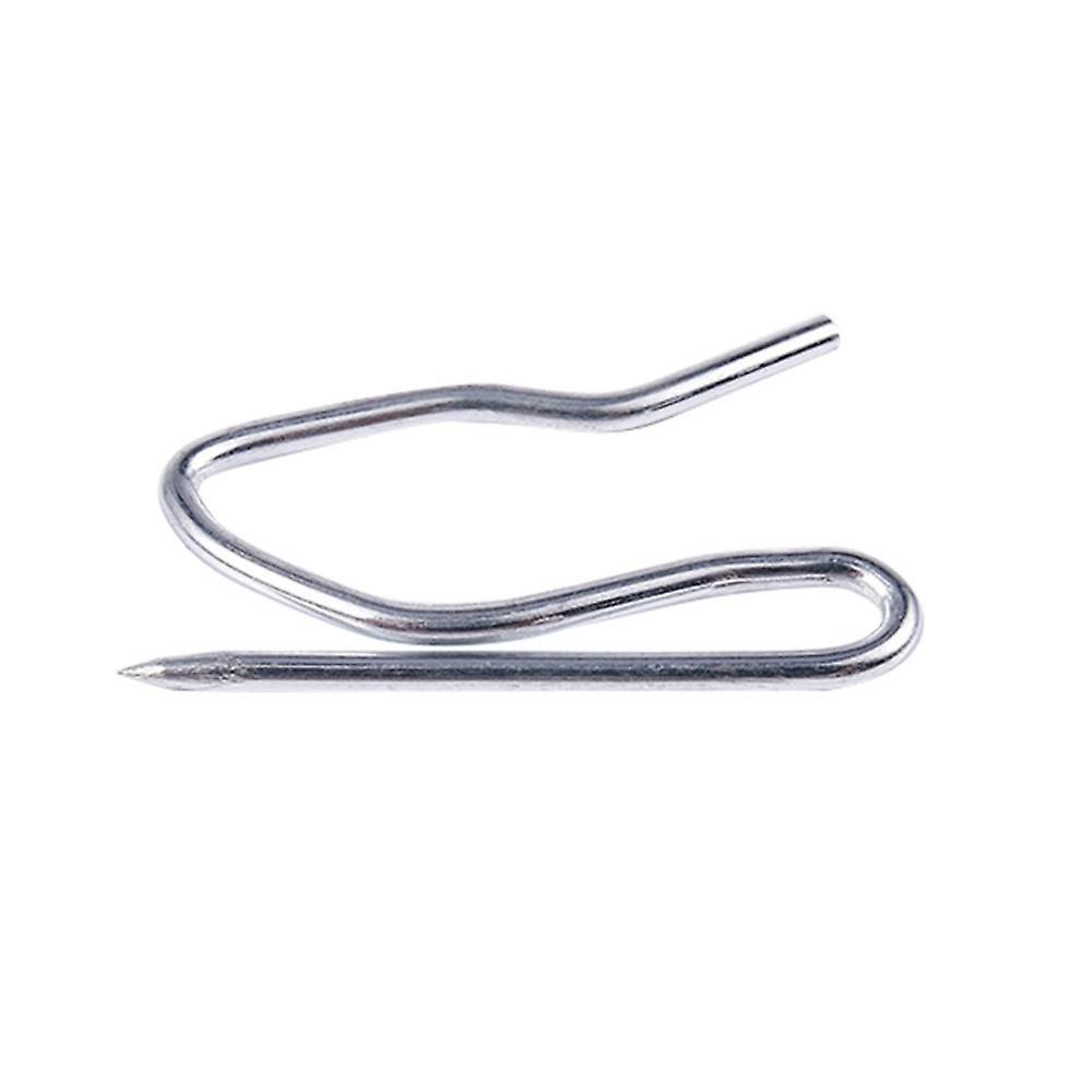 10pcs Curtain Drapery Pin Hooks - Silvery