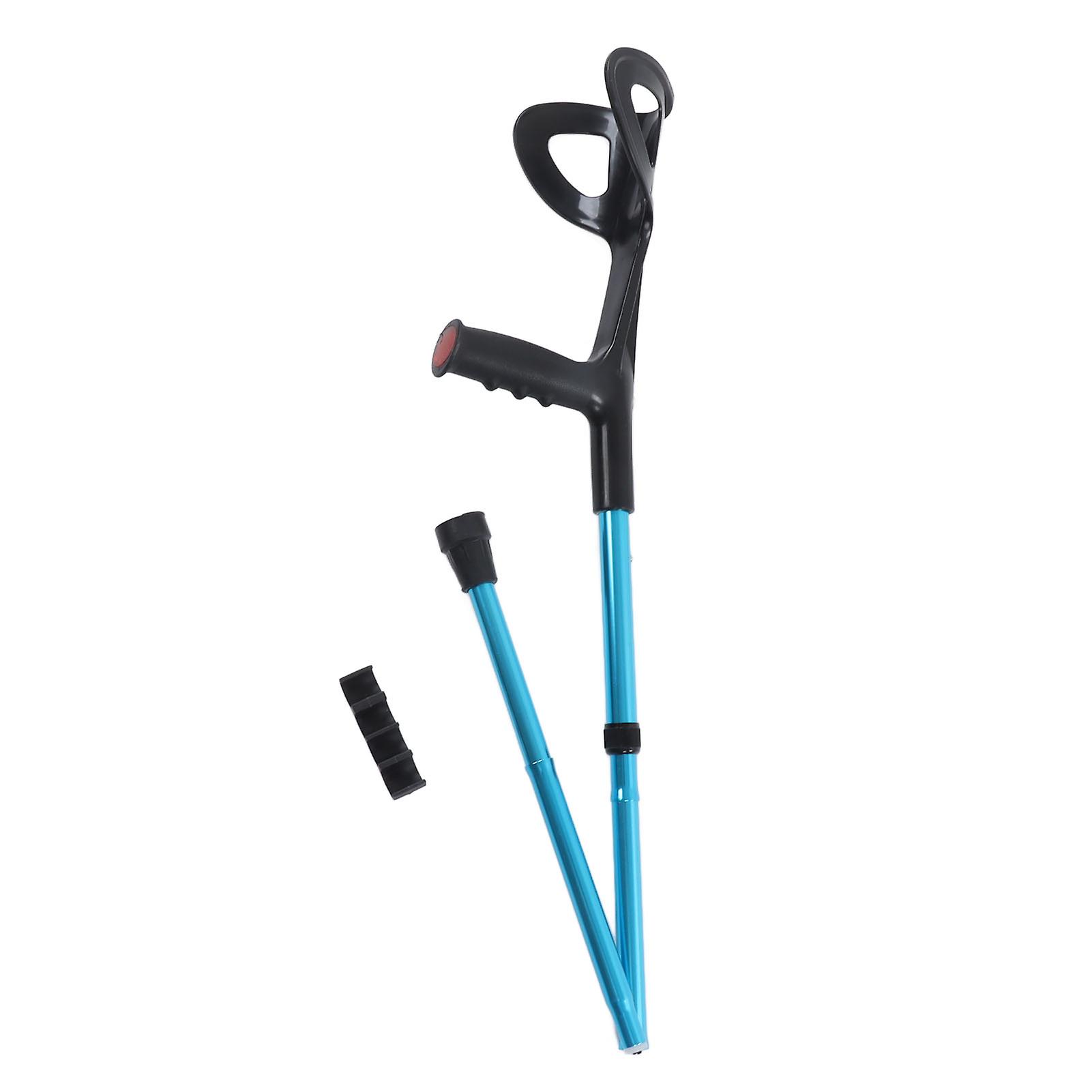Foldable Walking Cane Stick Evenly Distributed Weight Forearm Folding Adjusting Walking Crutch