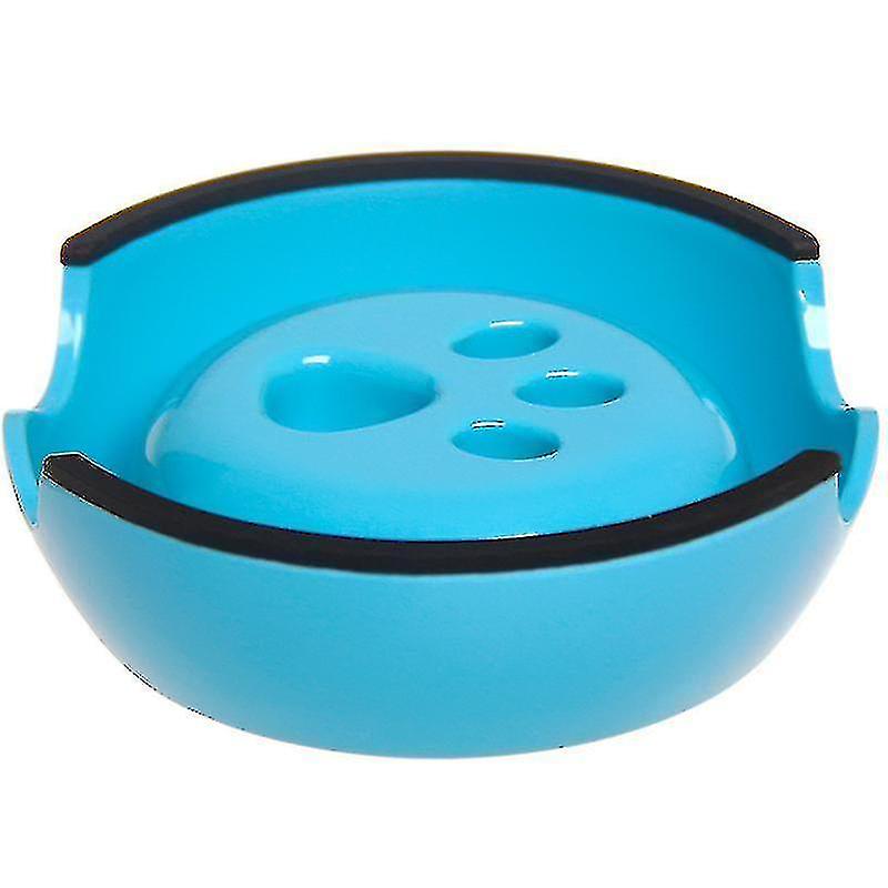 קערת מזון איטי לחיות מחמד, כחול, 14*11*4.5 ס"מ