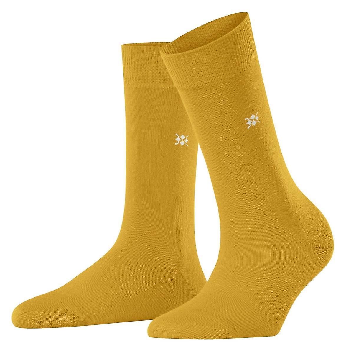 Burlington Bloomsbury Socks - Curry Yellow