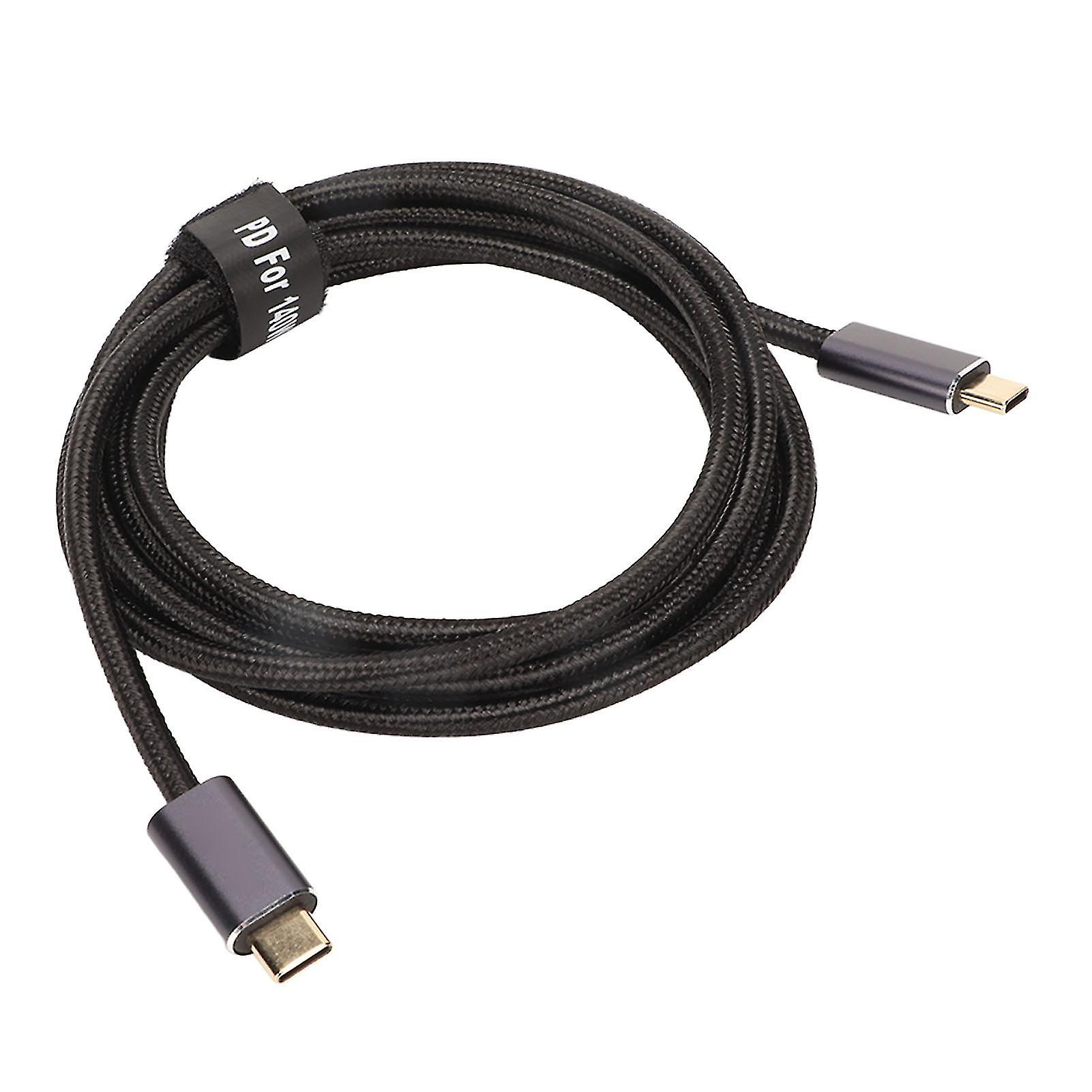 Type C Fast Charging Cord 140W, USB2.0 10Gbps, PD3.1 Cable, Portable 200cm for Travel