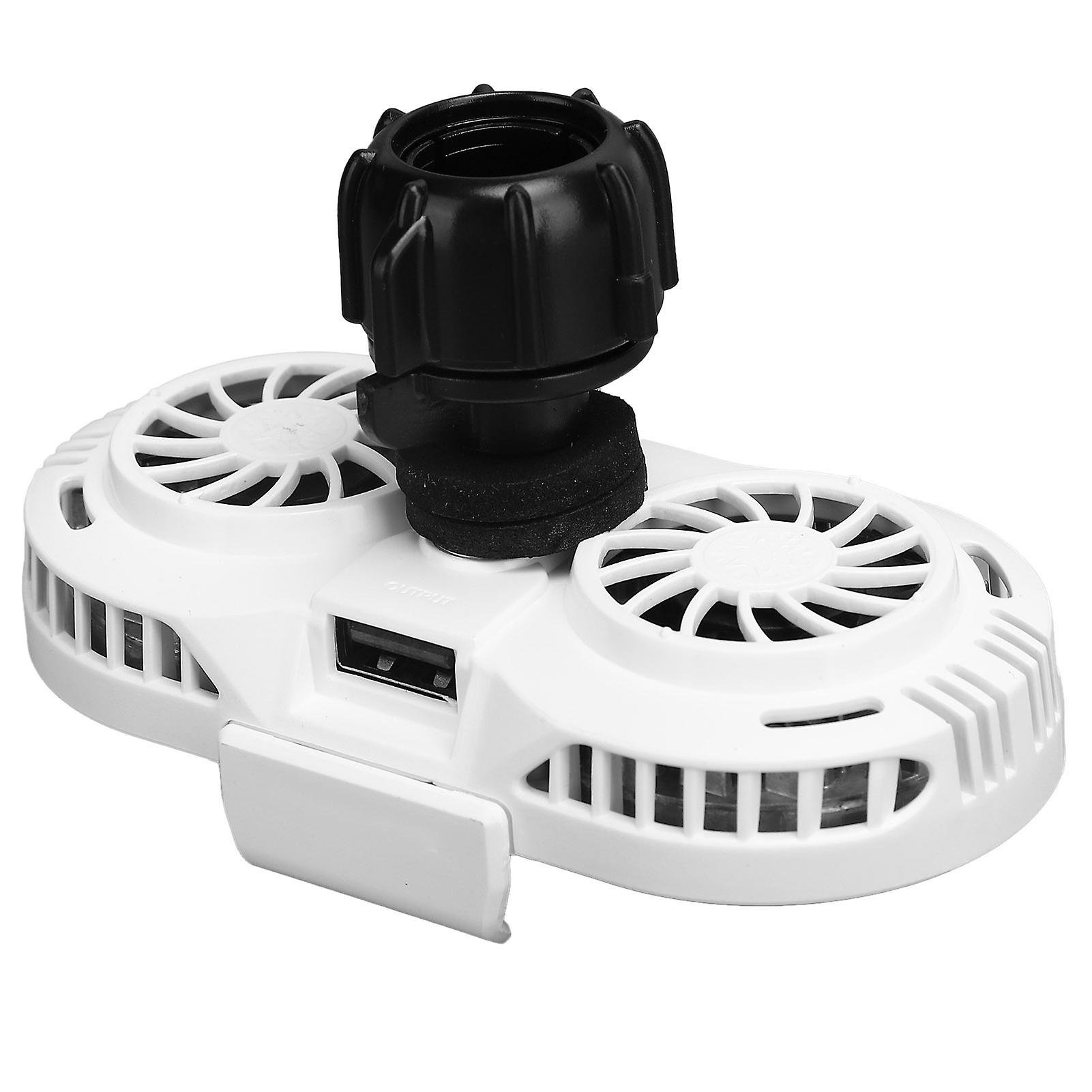 Mobile Phone SemiConductor Cooling Fan Portable Phone Cooler Heatsink for Gaming(White )